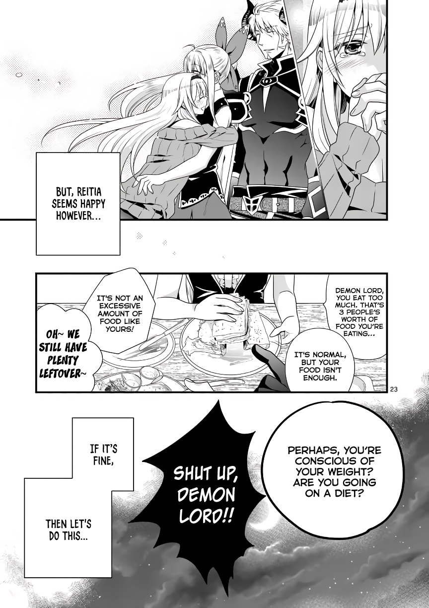 Maou Desu. Onna Yuusha no Hahaoya to Saikon Shita no de, Onna Yuusha ga Giri no Musume ni Narimashita. Chapter 5 24